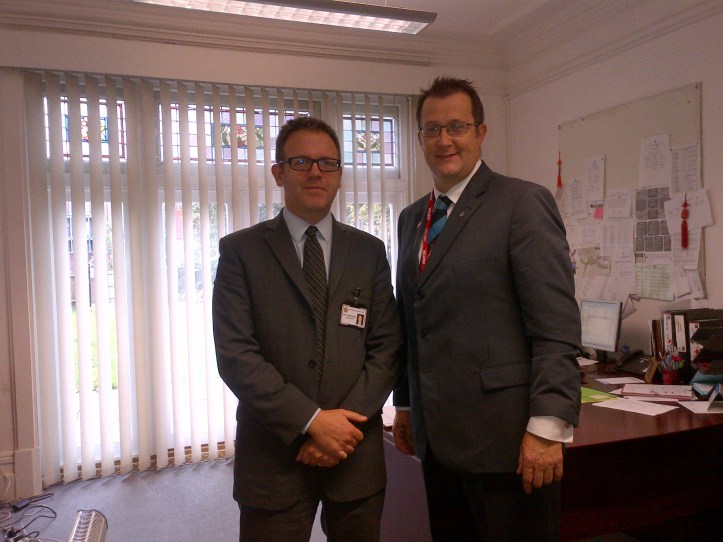 @vicgoddard on a visit to@KEGS_Chelmsford