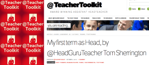 Guest blog for @TeacherToolkit
