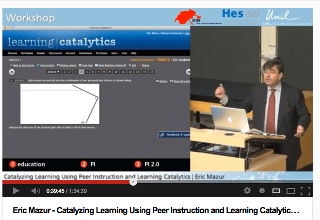 Eric Mazur and his incredible learning platform