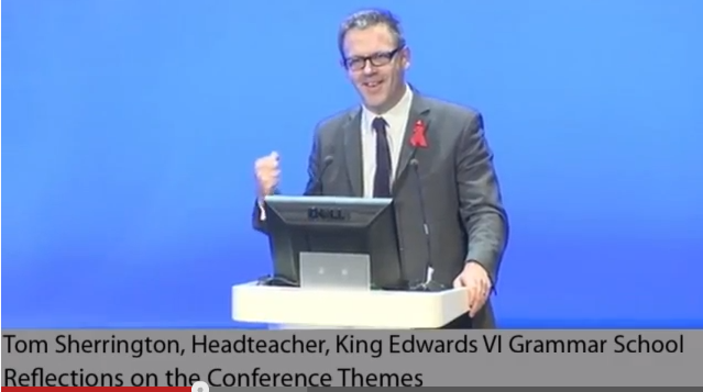 My big moment, wrapping up the keynotes at SSAT National Conference from 1.00 