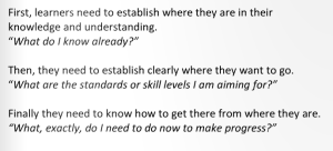 The essence of formative assessment. 