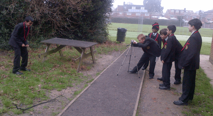 Hansel and Gretel in German... scripted by the students. 