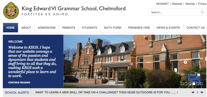 The KEGS website.  We offer specialist provision for able students. 