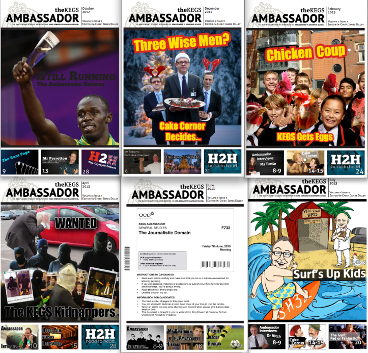 The 2012-3 Year as represented by The KEGS Ambassador