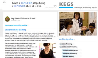 Snapshot from the KEGS Prospectus.. ethos projection at work. 