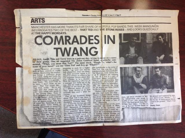 That Ted....Comrades in Twang