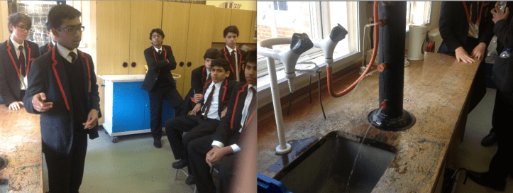 The pressure can in full flow, as was Trevor! 