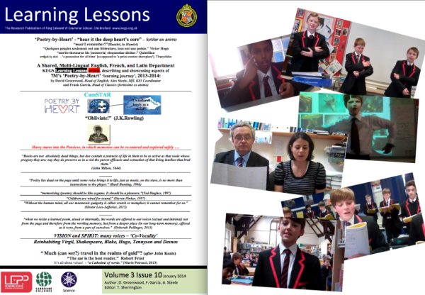 Poetry by Heart: A Learning Lessons Masterpiece