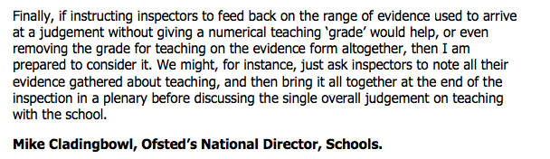 Final Paragraph indicates the likely next wave of changes to come... 