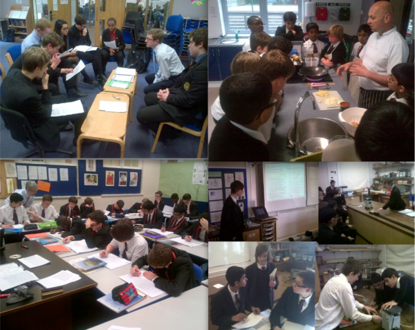 Group work, didactic teaching, student-led learning, essay writing. All in the mix at KEGS.