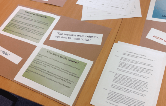 Evaluation of 1:1 interviews in the teaching of biology A level. 