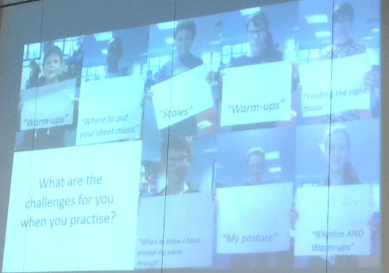 Capturing student reflections to create a practice culture