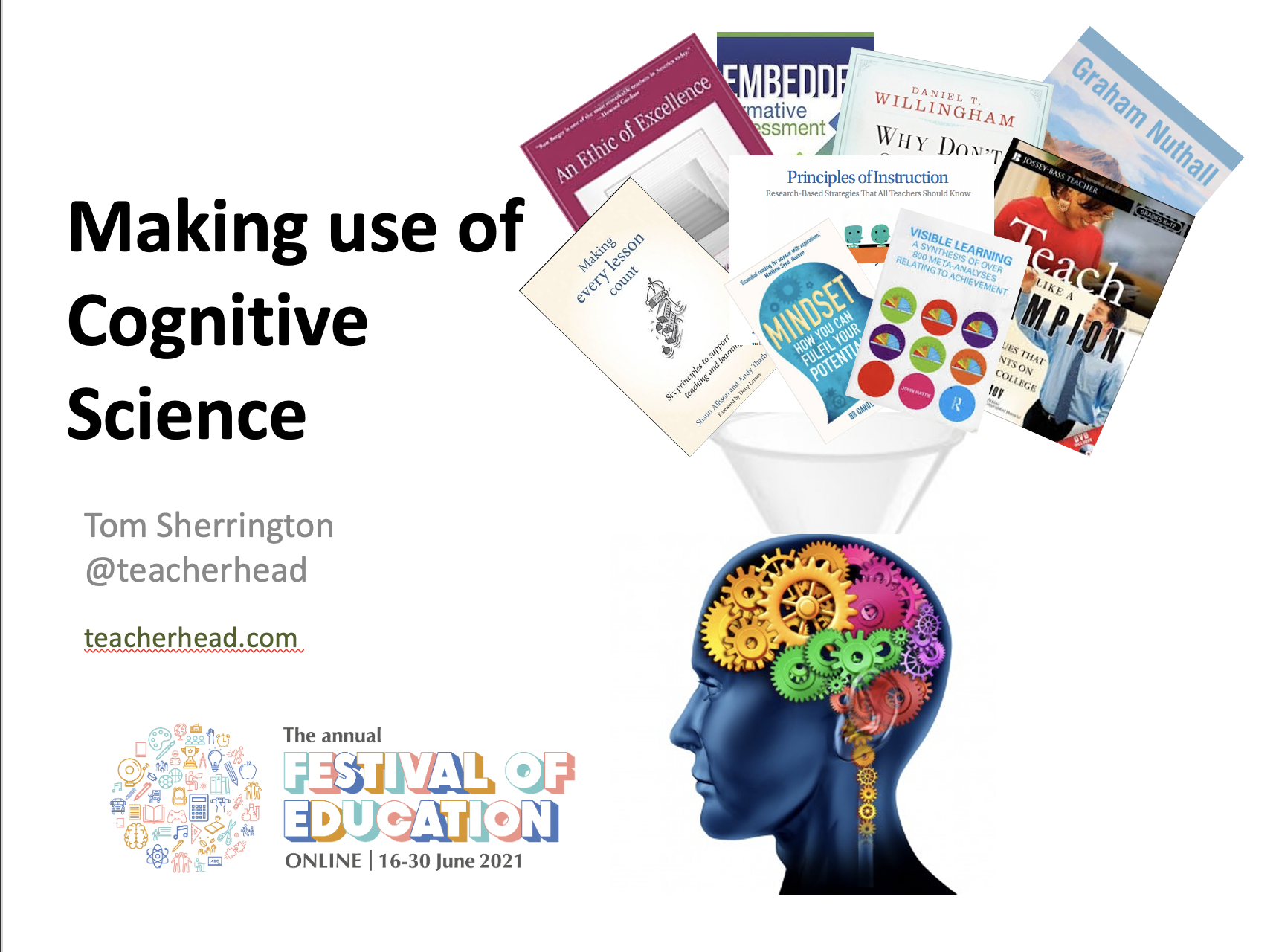 Applying the CogSci – examples from across the curriculum. #EdFest ...