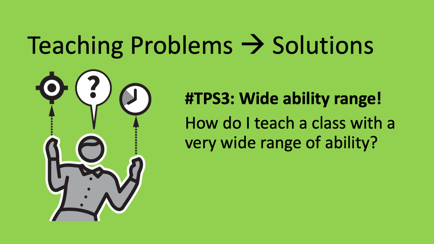 Tps5 TPS5: How do I adapt material for a wider ability range ? – teacherhead