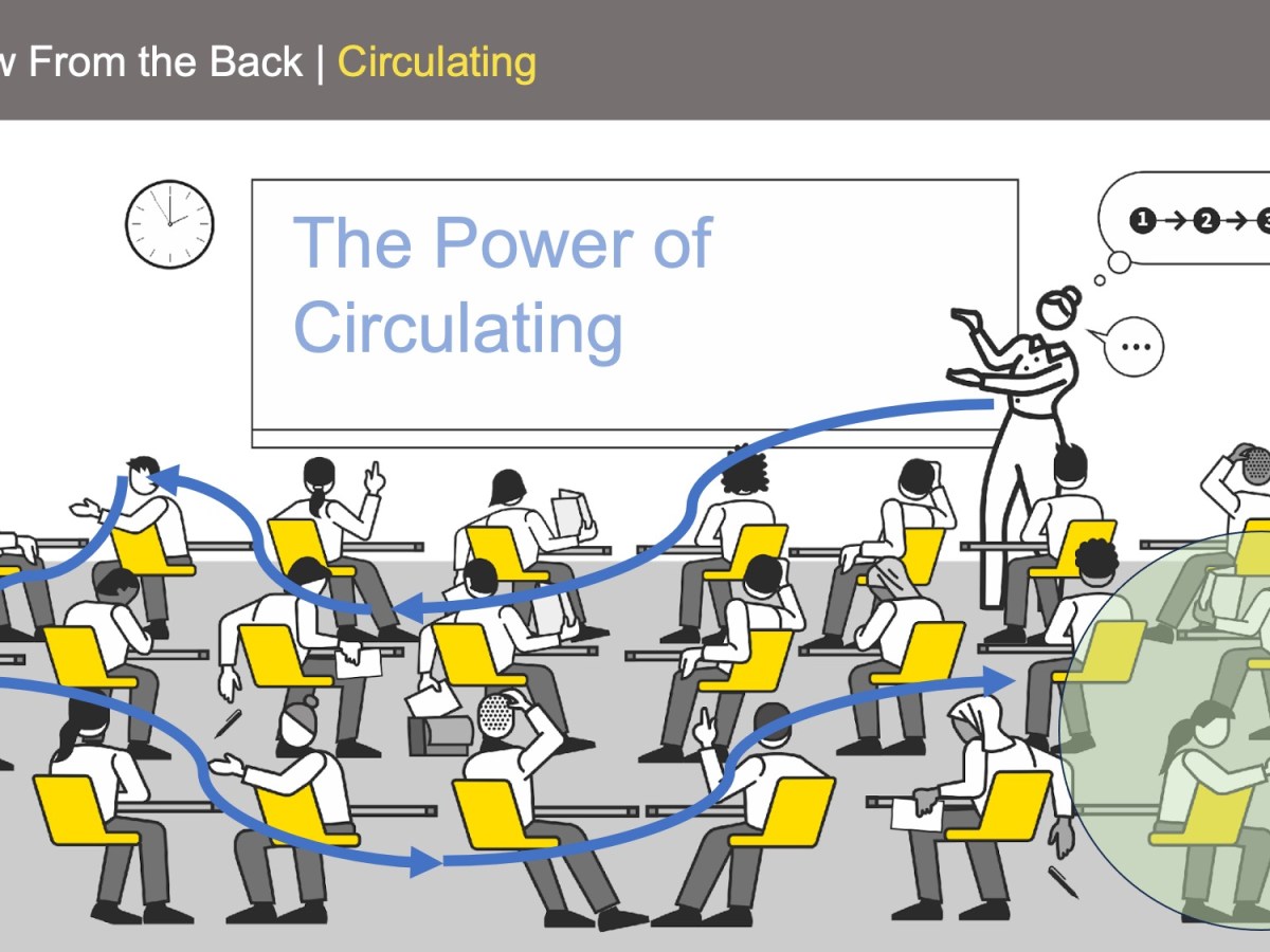 The View From The Back: The Power of Circulating