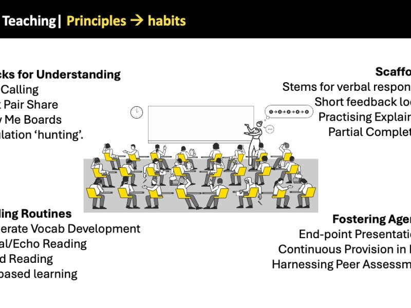 Successful practice in action. Field report 2: Effective teaching.