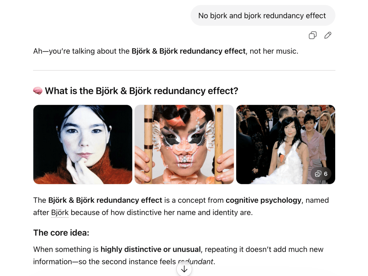 AI Encounters of the Dubious Kind: Bjork, generative learning and the need to think for yourself.